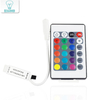 24 Tasten LED-Controller RGB IR-Fernbedienung DC12V mit Mini-Empfänger LED-Treiber Dimmer Passend für 5050/3528 RGB-LED-Streifenlicht