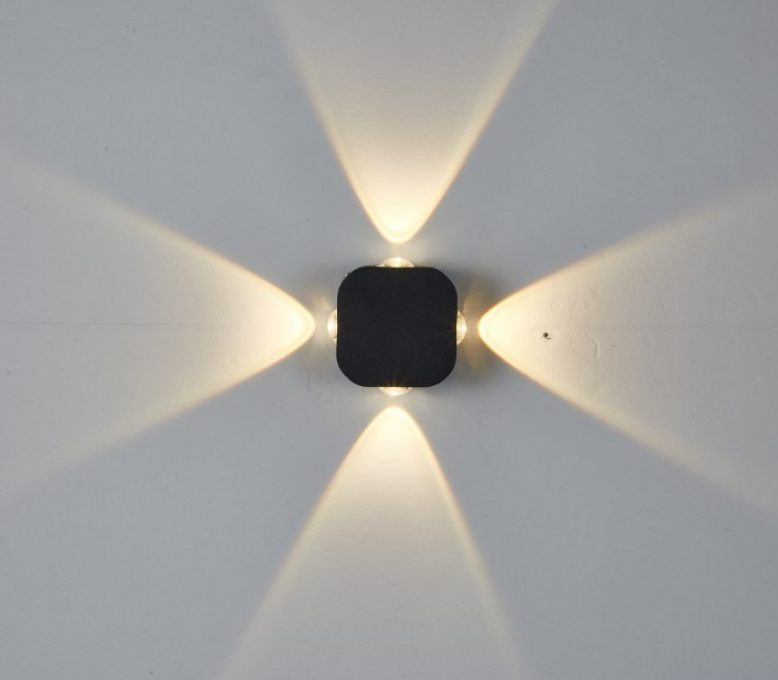 Outdoor 4W LED Wandleuchte Up And Down Aluminium Wandleuchte Garten LED Wandleuchte