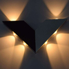 Neue moderne dreieckige Aluminium-Innenwandleuchte mit 6 LEDs in V-Form