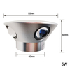 3W 4W 5W LED Aluminium Wandleuchte Runde Nachttischlampe Schlafzimmer Wandleuchten Wandleuchte