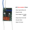LED-Treiber Bare-Board-Treiber Beleuchtungstransformatoren LED-Downlight-Deckenlampenteile nicht isoliert Eingang 220-V-Antrieb Lampenindustrie elektronischer Transformator 220-mA-Innenstromversorgung