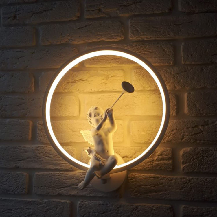 Neuankömmling, moderne LED-Wandleuchte, ausgefallene Wandleuchte, Kunst-Ringlicht-Wandhalterung für Hotelleuchten im Innenbereich