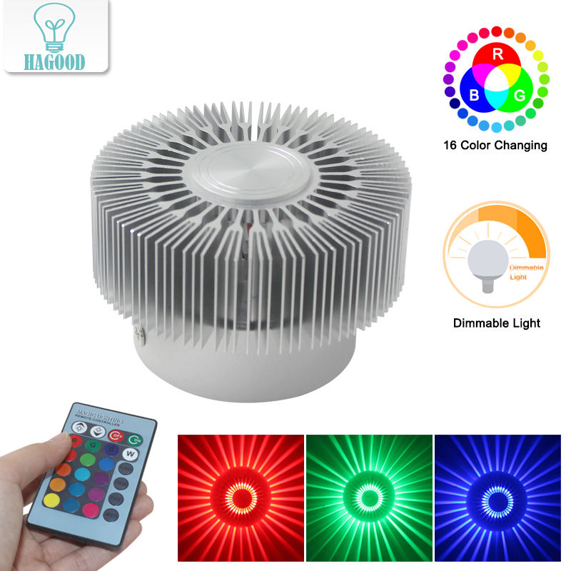 Super schöne Sunflower 3W RGB AC 220V KTV Decken-LED-Wandleuchte