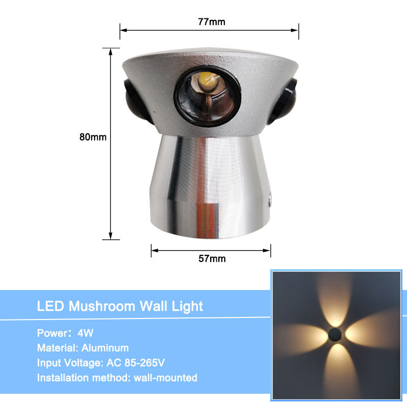 LED-Wandleuchte, moderne Innenbeleuchtung, minimalistische Wandleuchte, 3 W, 4 W, 5 W, Schlafzimmer, Nachttisch, Wohnzimmer, Flur, Treppe, Heimdekoration
