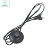 Netzkabel, 1,8 m, Ein-/Aus-Netzkabel für LED-Lampe mit 317-Tastenschalter, EU/US-Stecker, Lichtschaltung, weiße oder schwarze Kabelverlängerung