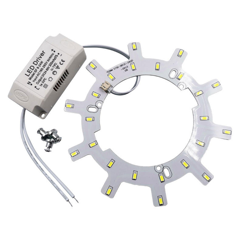 Moderne LED-Deckenleuchten 12–24 W, Lichtquellenmodul für Küche, AC220 V, Wohnzimmer, energiesparende Deckenbeleuchtung, Retrofit-Board