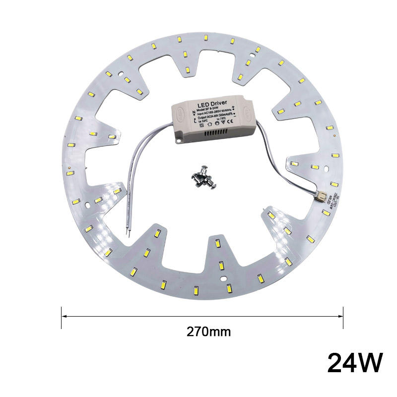 Moderne LED-Deckenleuchten 12–24 W, Lichtquellenmodul für Küche, AC220 V, Wohnzimmer, energiesparende Deckenbeleuchtung, Retrofit-Board