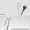 1,8 m langes Leitungskabel 303 Ein-/Aus-Netzkabel für LED-Lampe mit Knopfschalter, EU-Stecker, Lichtschaltung, transparent