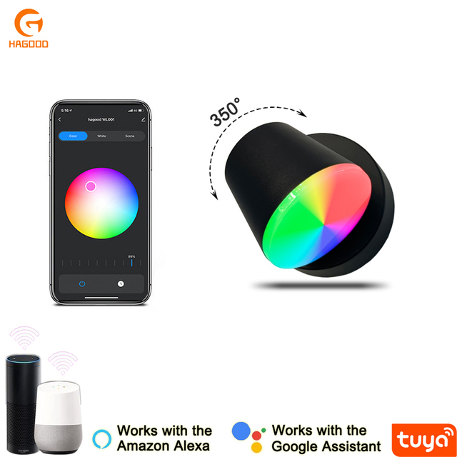 9W App-gesteuerte LED-Leuchten, App-gesteuerte LED-Leuchten, LED-Licht, App-Steuerung, LED-Wandleuchte in Teetassenform, intelligente Wandleuchte, APP-gesteuerte Wandleuchte