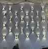 Alphabet-Lampe, DIY-Unternehmen, Logo, Alphabet-Wandleuchte, LED-Wandleuchte, moderne LED-Wandleuchte für den Außenbereich, LED-Wandleuchte, Lichter, Wandpaket, LED-Beleuchtung