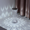 Kleine Taille Kristall 16 Farbe Tischlampe Bar Tisch Atmosphäre Lampe Unplugged Schlafzimmer Nachttischlampe Geburtstagsgeschenk für Freundin