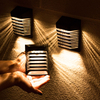 Mini Terrasse Solar Beleuchtung Treppen Deck Schritt Lichter IP65 Wasserdichte Outdoor Garten Einbau Oberfläche Montiert Led Solar Zaun Lampe