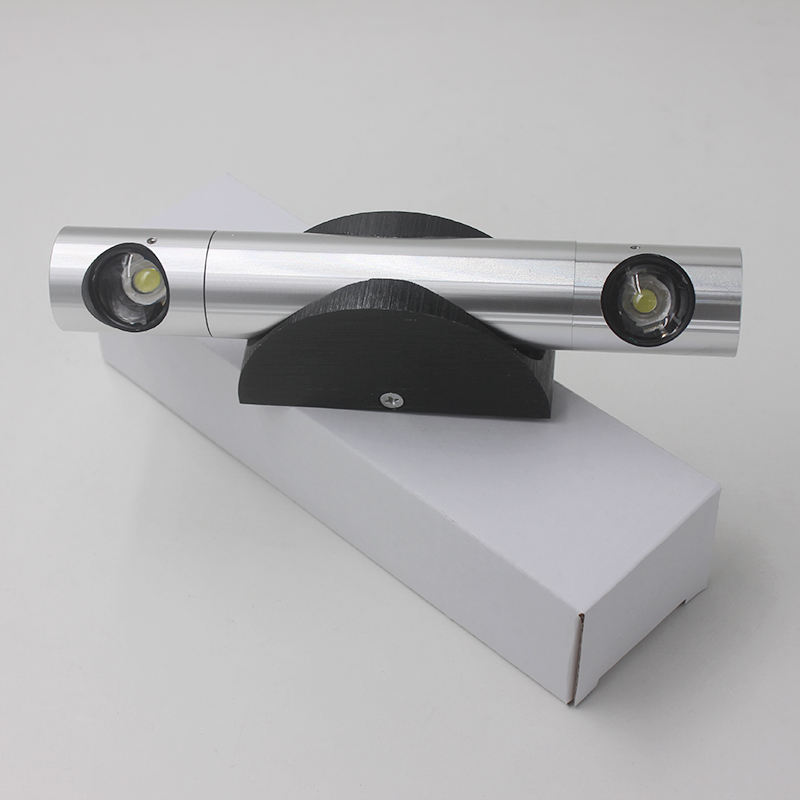 2x3W AC85-265V 360 Grad Rotation Up Down Wandleuchte Leuchten Lesewandleuchte Innen für Wohnzimmer Lesezimmer