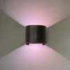 Nordic Moderne 12W Wand Lampe Wasserdicht Ip65 Led Aluminium Outdoor Up Down Wand Licht für Garten Hotel Leuchtende wand Montiert