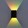 5W dekorative LED-Leuchte moderne neue kleine Keramik-Wandleuchte Innen-Nachttischlampen Nachtlicht RGB mit Fernbedienung