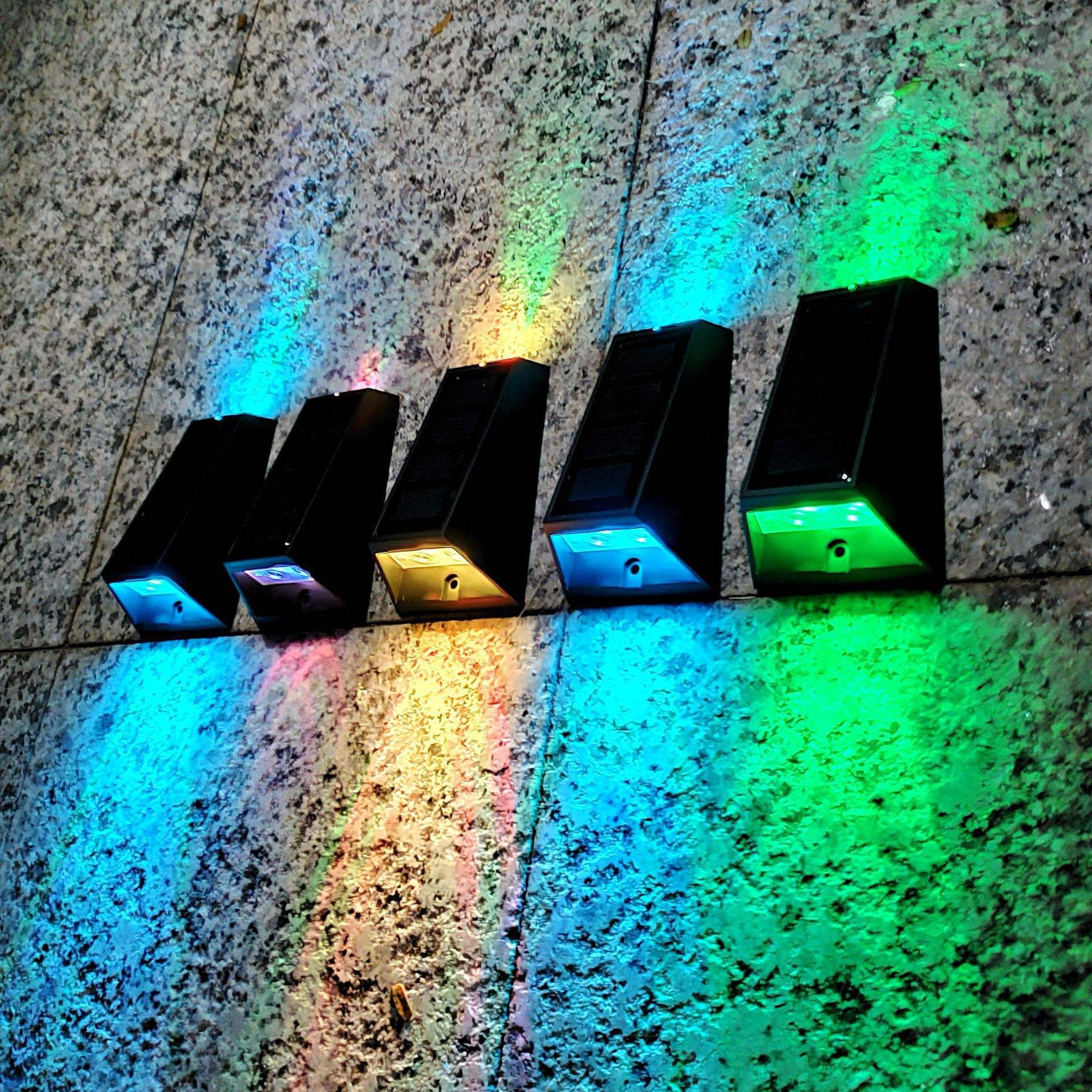 Up And Down LED Solarlicht Powered Charge Outdoor Wasserdichte Beleuchtung Wandleuchten Garten