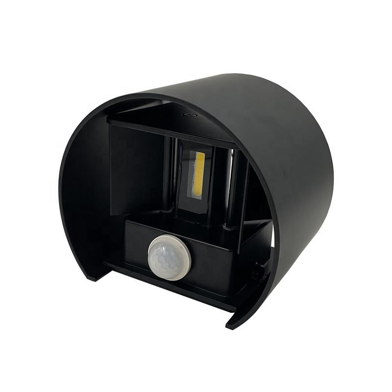 Wasserdichte LED-Wandleuchte im Halbkreis-Design, 6 W, Außenbeleuchtung mit direkt ab Werk erhältlichen Leuchten, Wandlampen und Lampen