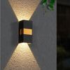 2023 wasserdichte Outdoor Wand Lampe LED Lange Wand Lampe IP65 Aluminium Licht Garten Villa Veranda Wandleuchte Licht 110V 220V Wandleuchte Leuchte