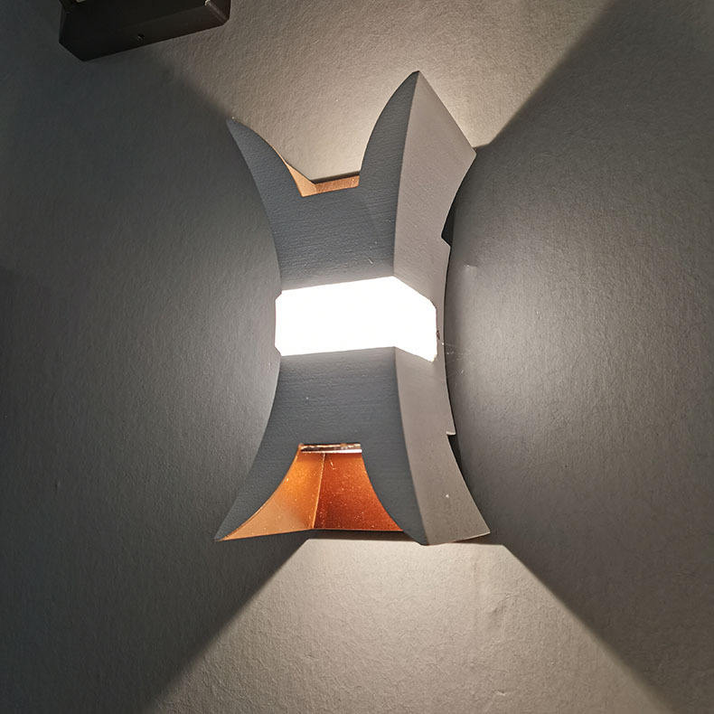 Wasserdichte Outdoor Wandleuchte LED Lange Wandleuchte IP65 Aluminium Licht Tuin Villa Veranda Blaker Licht 110V 220V Blaker Armatur