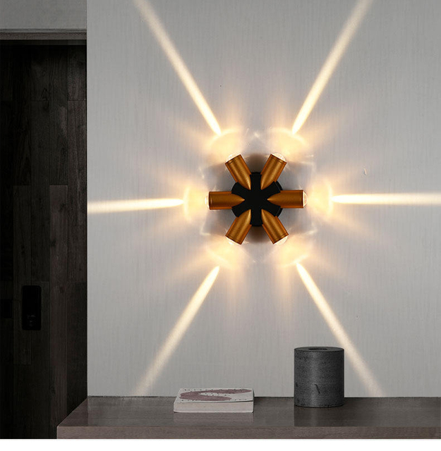 Moderne einfache kreative Outdoor wasserdichte Wandleuchte LED Hof Lampen Tor Lampe Terrasse Balkon Wandleuchte