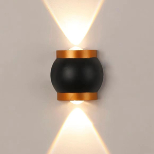 Wohnkultur 6W 12W LED Wandleuchte Indoor Outdoor Wasserdichte Aluminium Zwei-kopf Wand Lampe für Garten veranda Schlafzimmer Treppen Lichter