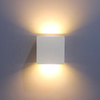 Industrieller Stil, 12 W, AC85–265 V, wasserdicht, IP65, verstellbarer Strahl, Aluminium, für den Außenbereich, LED-Würfel, wasserdichte Wandleuchte