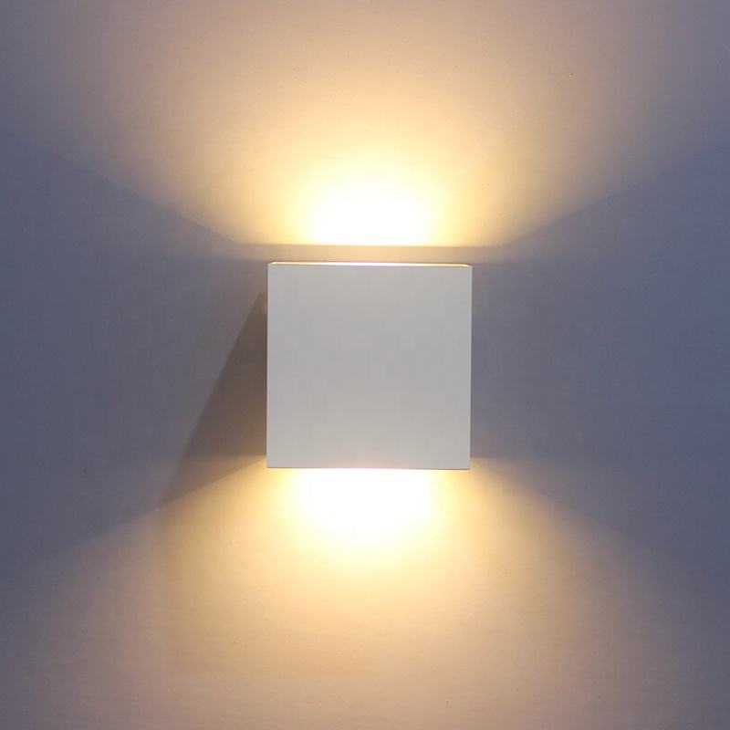 Industrieller Stil, 12 W, AC85–265 V, wasserdicht, IP65, verstellbarer Strahl, Aluminium, für den Außenbereich, LED-Würfel, wasserdichte Wandleuchte