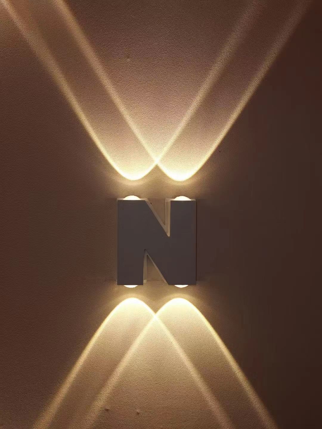 Hagood 3D-LED-Hausnummern-Licht für den Außenbereich, wasserdicht, für Zuhause, Hotel, Türschilder, Edelstahl, beleuchtetes Schild, Adresse, kostenloser Adapter