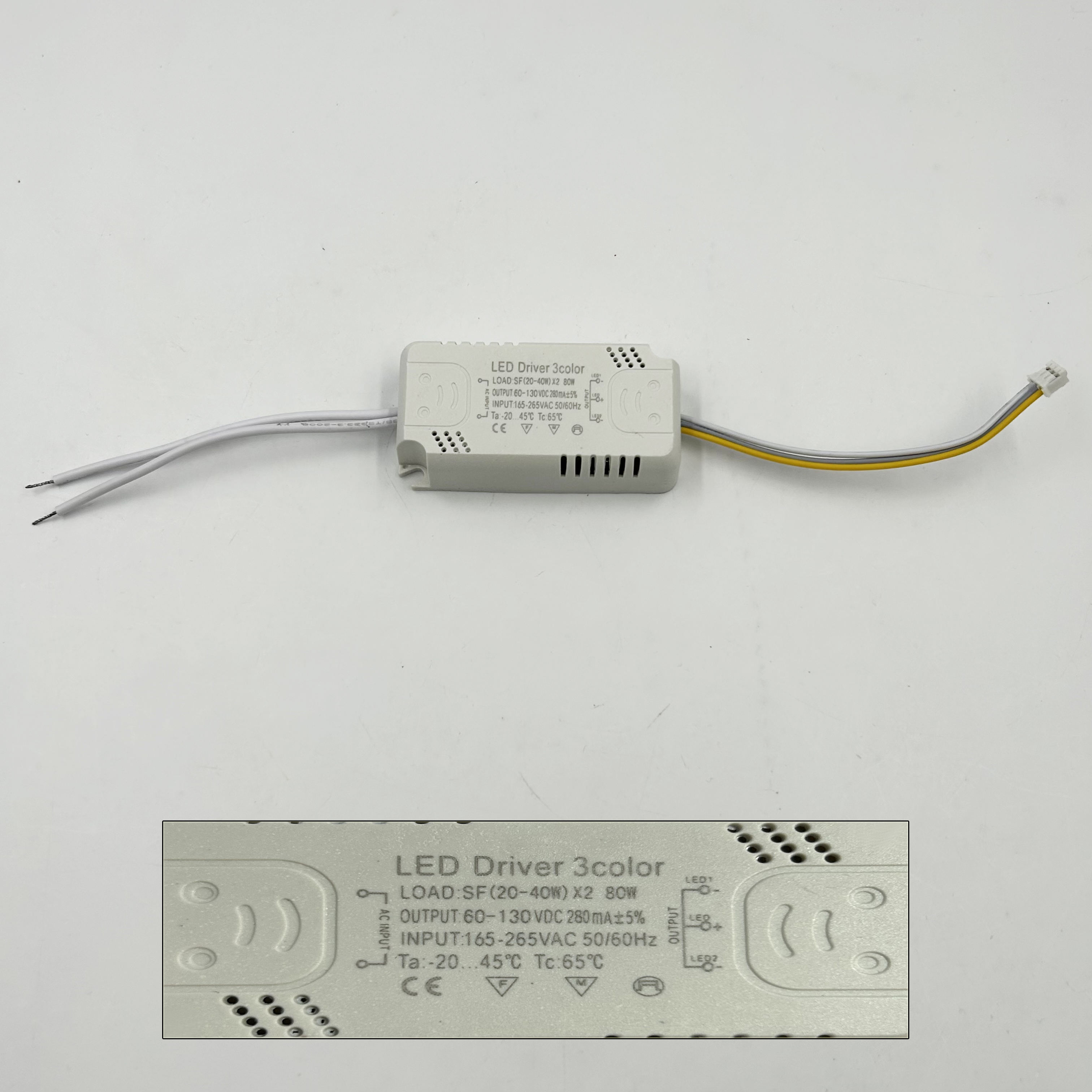 100 W, 140 W, 160 W LED-Treiber, Beleuchtungstransformatoren, Treiber mit drei Farbtemperaturen, Nicht-Warterpoof-COB-LED-Chip-Netzteil
