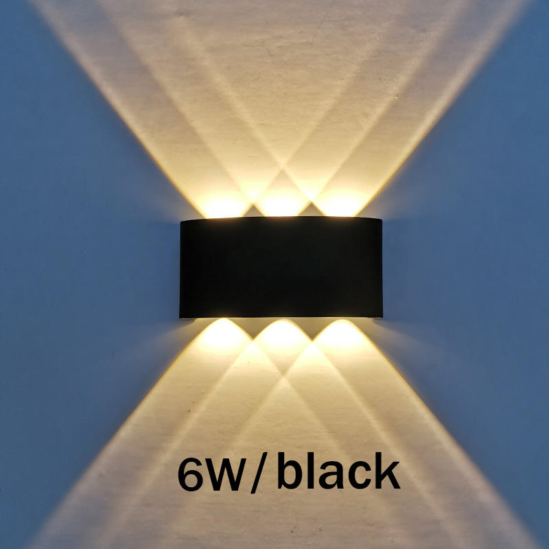 2W ~ 12W Niedriger Preis LED-Lampe Wasserdicht IP65 Wandleuchte Außenhof Balkon Piazza Tor Treppenhaus Dekor LED Wandleuchte Wandleuchte