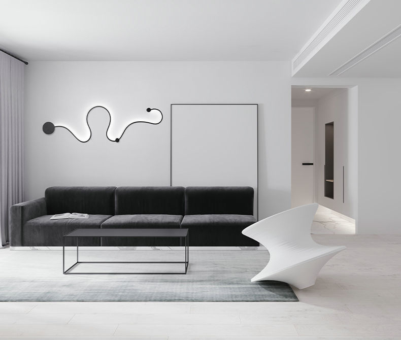 Einfache Moderne Kreative Wohnzimmerlampe Hintergrundwanddekoration Designer Lampe Speziell Geformte Nachttischlampen