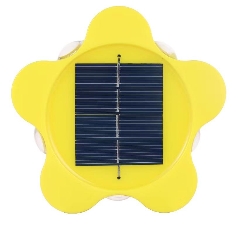 Blumen-Solarlampe, Solarlampe, Blumenform, spezielle Solarlampe, Solar-Wandleuchten, Solar-Wandleuchten für den Außenbereich, Solarleuchten für Wände, Solarlampe, Solar-Außenleuchter