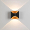 6W Bow Wandleuchte Wasserdichte LED Wandleuchte Fabrikpreis Schwarz-Weiß-Gehäuse Garten Haushalt dekorative Lichter