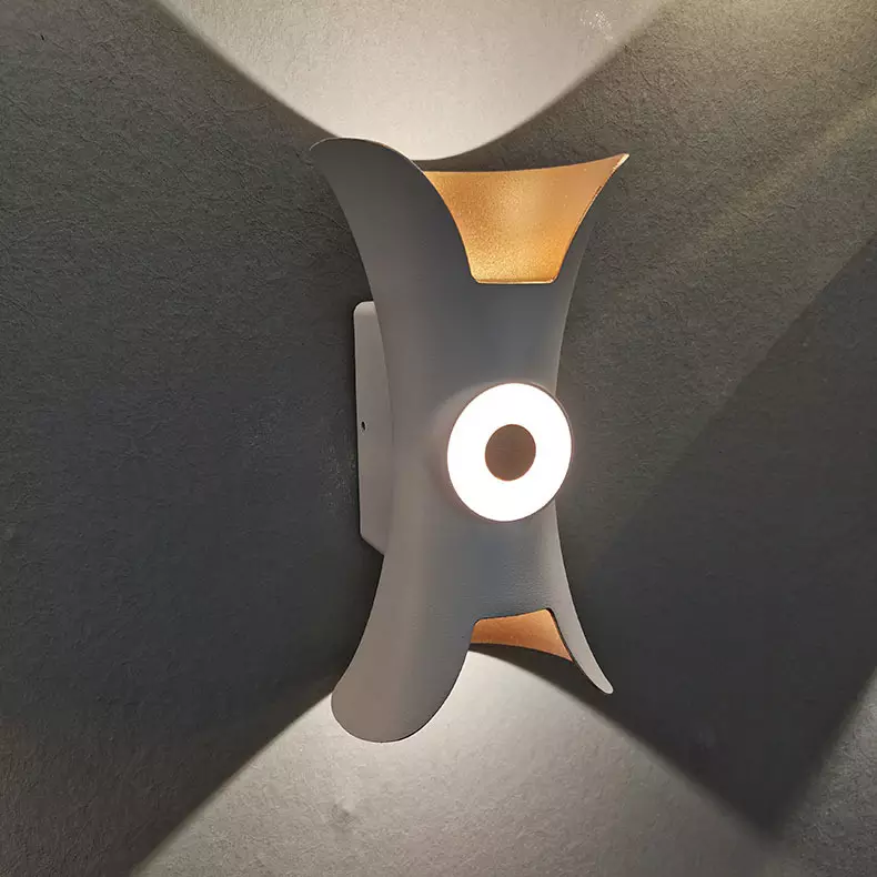 Wasserdichte LED-Wandleuchte für den Außenbereich, LED, IP65, Aluminium, nach oben und unten, für den Innen- und Außenbereich, dekoratives Licht