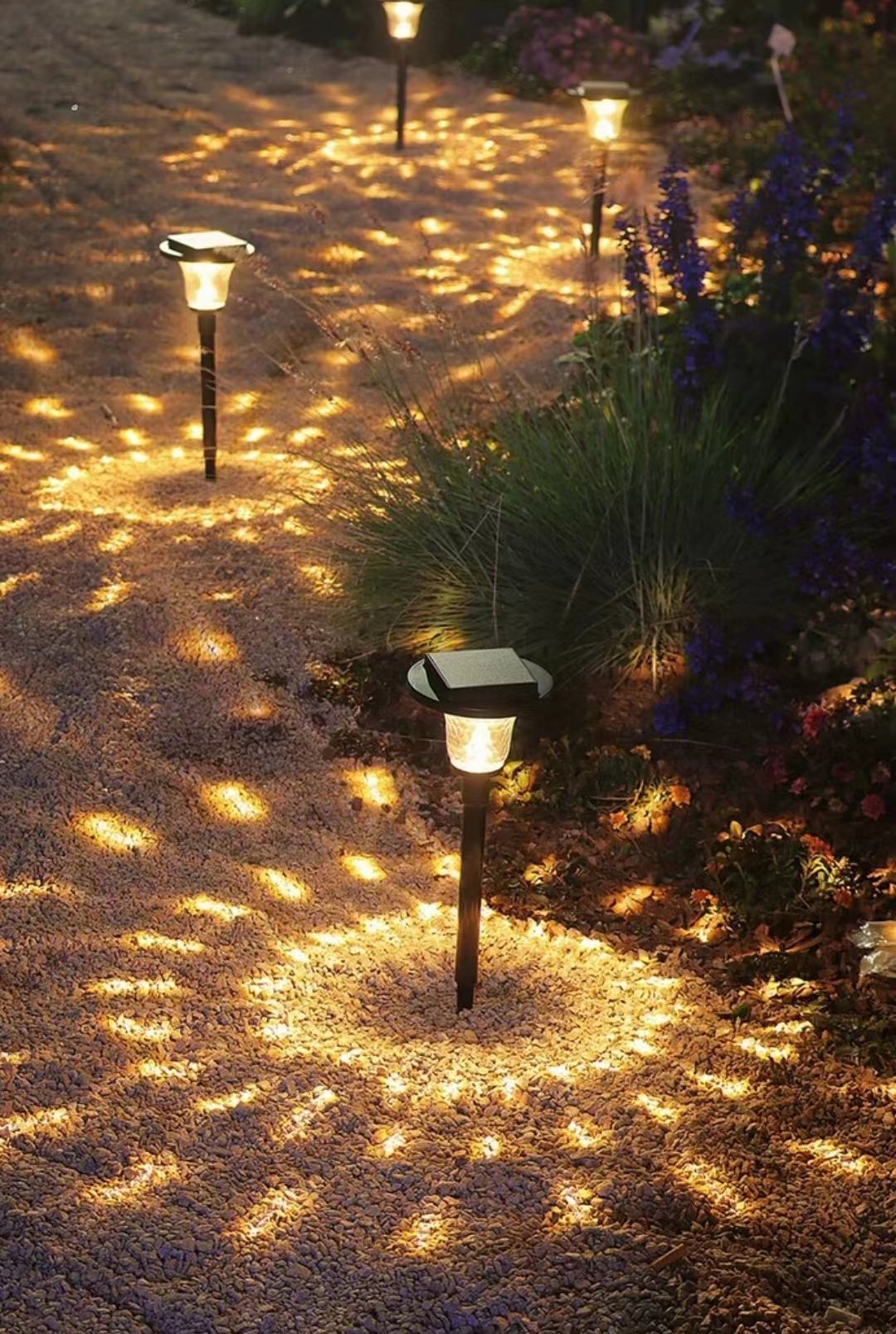 Garten-Solarlicht, solarbetriebene Lampe, Landschaftsbeleuchtung, wasserdicht, IP65, Weg, Hof, Rasen, Dekoration, Outdoor-LED