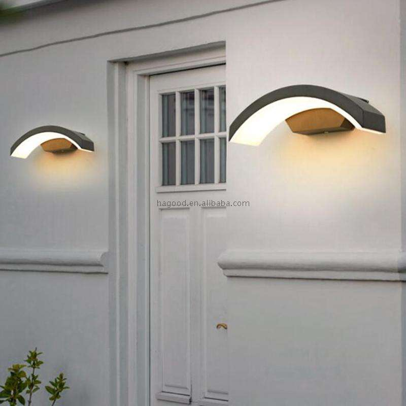 18W Outdoor Garten Lampe IP65 Outdoor Wasserdichte Wand Lampe LED Beleuchtung Aluminium Wand Lampe Heißer Verkauf Korridor Licht