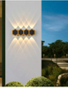 2W 3W 5W 6W 7W 8W Wandlampen Led Honeycomb Gold Schwarz Leuchten nach oben und unten leuchtende Körperlampe Beleuchtungsstil Moderne Bürolampe