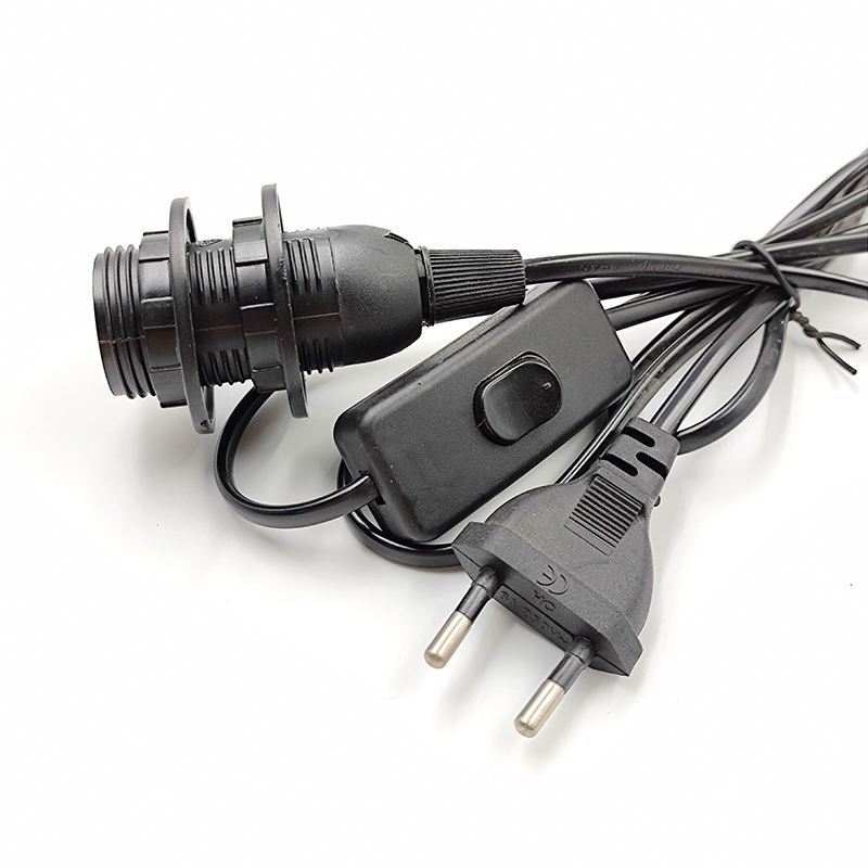1,8 m E14 Dimmer Lampensockel Halter Netzkabel Kabel Elektrische Power Dimmer Schalter Kabel Für Himalaya-salz Lampe EU Stecker 303 2 stücke