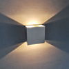 Cube CoB 6W LED Wandleuchte Up And Down Wandleuchte AC85-265V Schlafzimmer Nachttisch Cube Wandleuchte Innen Aluminium Dekoration Beleuchtung Waren