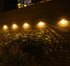 LED-Leuchten, Außenlichtsteuerung, Sensor, Gartendekoration, Solarzaun, Wandleuchte, Halbkreis, Energie, wasserdicht, Straßenlaternen