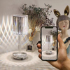 Ausgefallene Nachtlichter, LED-Nachtlicht, italienischer Designer, Kristall-Tischlampe, moderne Mode, USB-Aufladung, romantisches Geschenk, Nachtlicht, Blumen-LED-Tischleuchte