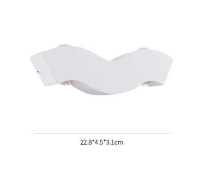 Nordic Wasserdichte 4W wand lampe einfache led wohnzimmer Hintergrund Wand Lampe hotel halle korridor beleuchtung Up und unten licht