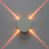 12W LED Innenwandleuchte Dekoration Licht Kreuz Wandleuchte Warmweiß/Kaltweiß Licht Schlafzimmer Wohnzimmer TV Wandleuchte Runde Wandleuchte