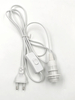 Lampenfassung Kabel E14 US-Stecker Glühbirnenfassung Pendelleuchte 303 Schalter Maßgeschneiderter ABS-PVC-Kupfer-Schalter-Stil Himalaya-Salzlampe