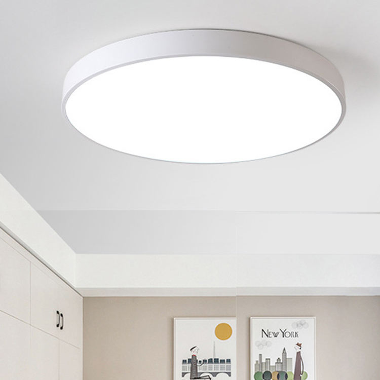 Moderne Aufputz-Schlafzimmer-Wohnzimmer-Hausbeleuchtung, runde rosa-schwarze Deckenleuchte, LED-Deckenleuchte, LED-Deckenleuchte