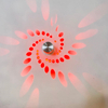 RGB Blume LED Wand Lampe Wand Fernbedienung Projektion Bunte Wand Licht Leuchte Für Party Bar Lobby KTV Hause Dekoration