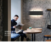 Intelligente LED-Lampe nach oben und unten, 2,4 G, lange Wandleuchte mit Controller, Innenwandleuchte, LED-Wandleuchte mit drei Farbtemperaturen