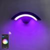 Tuya Controller APP Smart Life Outdoor-LED-Beleuchtung Wandleuchte Einstellbare Oberflächenmontage Black Cube Wandleuchte