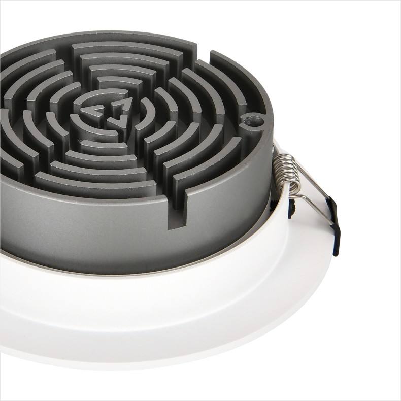 China Fabrikpreis CE ERP Runde kleine Panelleuchte 5W 7W Tageslicht-LED-Deckeneinbauleuchte Decken-Mini-LED-Spotlicht