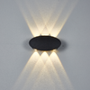 Neue Fabrik Großhandel IP65 Aluminium wasserdichte Outdoor-Up- und Down-LED-Wandleuchte Wandleuchten für Zuhause 